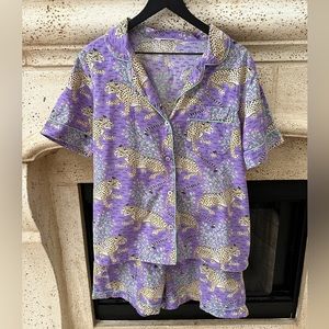 Printfresh Bagheera Short Sleep Set Size Large EUC